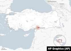 Харитада җир тетрәү булган урын