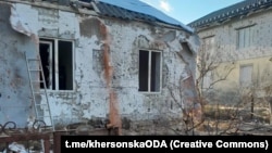 Наслідки обстрілу Білозерки, архіфне фото