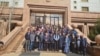 Members of the initiative group for the creation of the Atazhurt party came to the Kazakh Justice Ministry to submit documents for registration in Astana in April. 