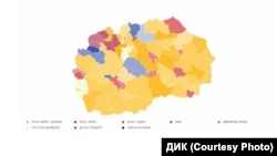 Графички приказ на резултатите од Локалните избори 2025