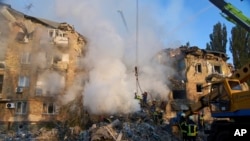 Ռուսական հարվածի հետևանքները Կիևում, 28-ը օգոստոսի, 2025թ.