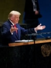 Президент США Дональд Трамп на сессии Генеральной ассамблеи ООН