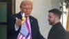 Претседателот на САД Доналд Трамп и украинскиот претседател Володомир Зеленски, Вашингтон, 17 октомври 2025 година