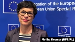 Еврокомесарката за проширување Марта Кос