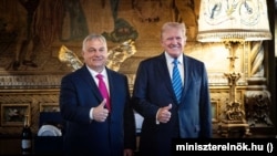 Виктор Орбан и Дональд Трамп. Мар-а-Лаго, Флорида, 11 июля 2024 года