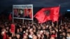 Протест во Тирана за поддршка на поранешните водачи ОВК на кои им се суди во Хаг