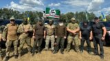 Бойцы чеченского добровольческого батальона имени шейха Мансура 